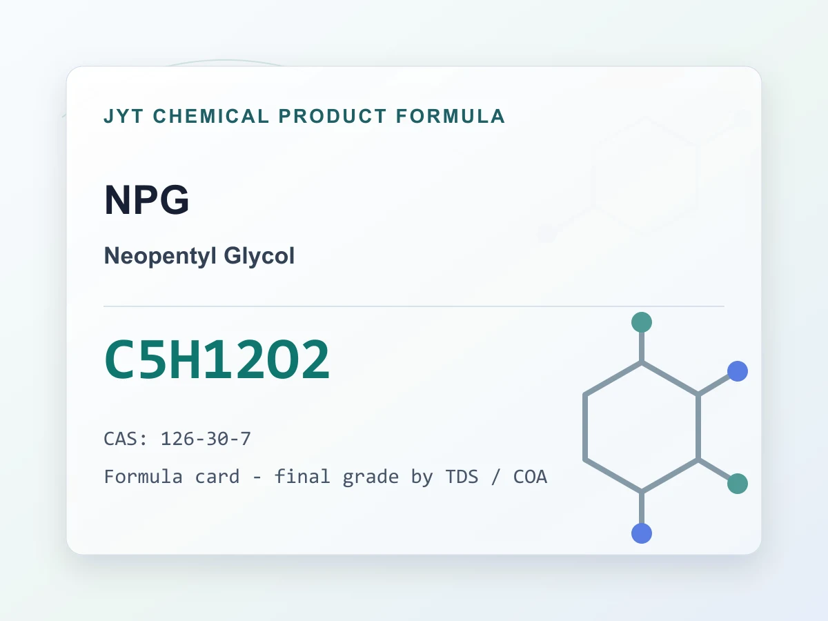 Neopentyl Glycol (NPG) — Polyols & Intermediates (CAS 126-30-7)
